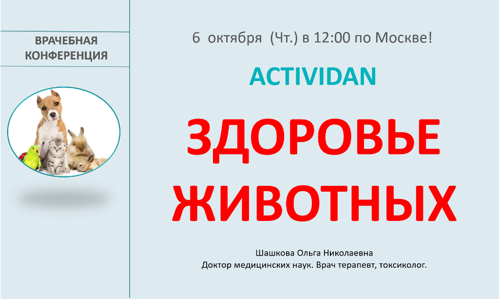 Врачебная конференция №93 - ACTIVIDAN - ЗДОРОВЬЕ ЖИВОТНЫХ