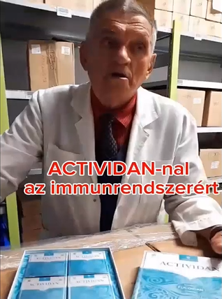 N153 Отзыв применения продукта ACTIVIDAN - ВЛИЯНИЕ НА ИМУННУЮ СИСТЕМУ
