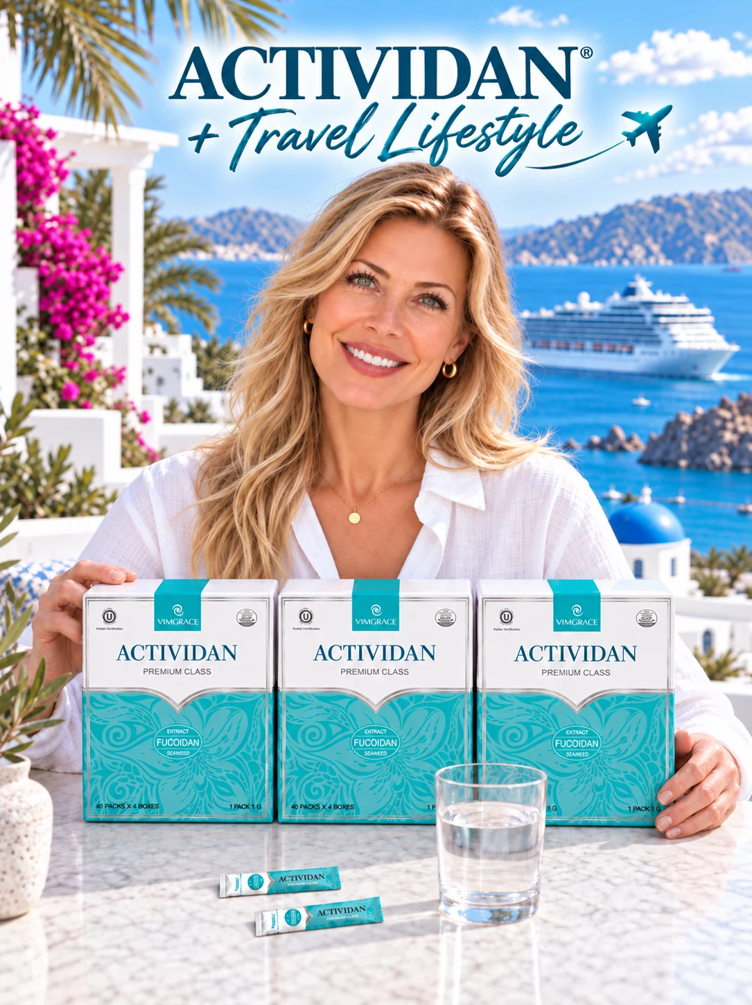 ACTIVIDAN + Travel Lifestyle · 120 sachets