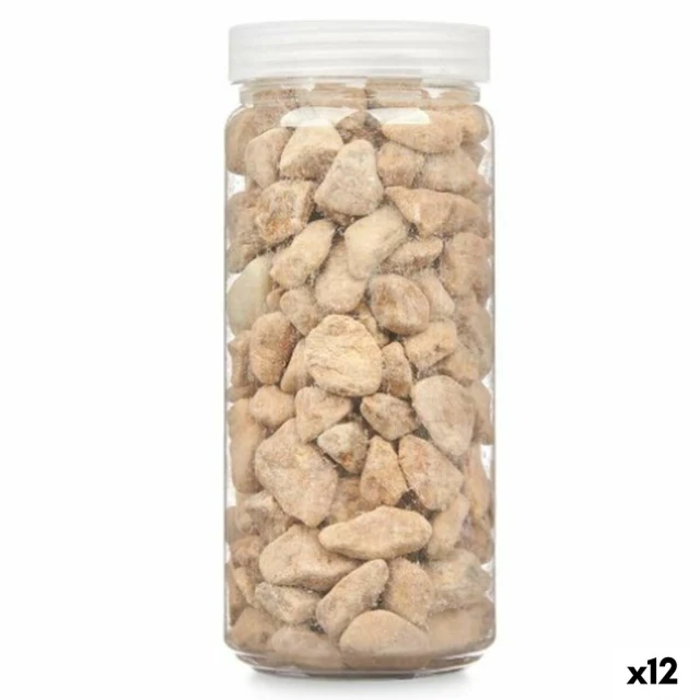 Decorative Stones White 10 - 20 mm 700 g 6,2 x 15,3 x 6,2 cm 6,5 x 15,8 x 6,5 cm (12 Units)