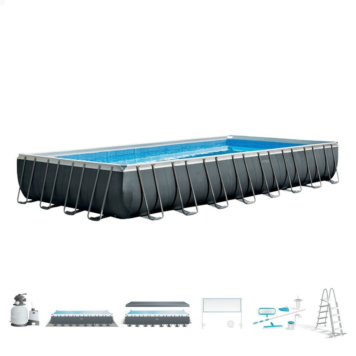Removable pool 26378 975 x 132 x 488 cm