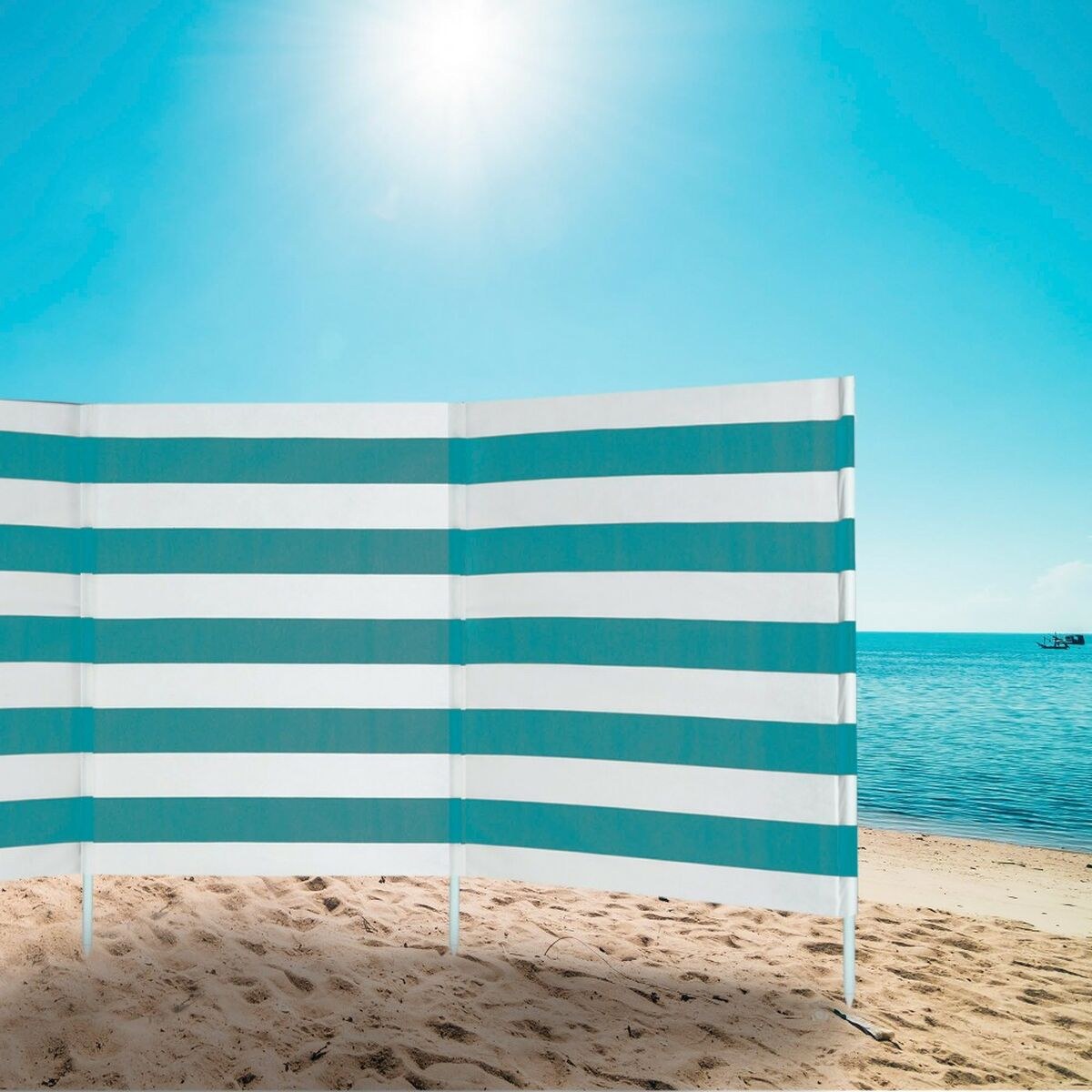 Beach Windscreen 480 x 102 x 1,5 cm (4 Units)