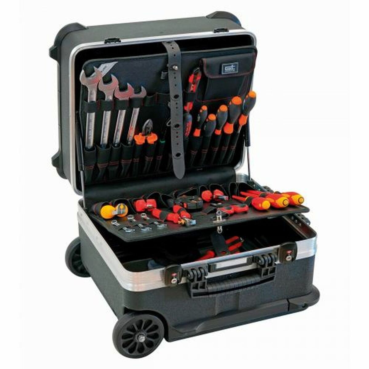 Tool Case V-Rock Turtle PTS Aluminium Polyethylene Steel Plastic