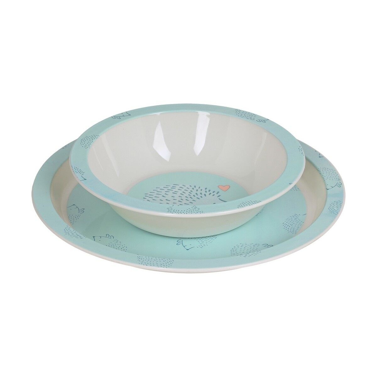 Children’s Dinner Set Erizo Polyurethane (4 Pieces)