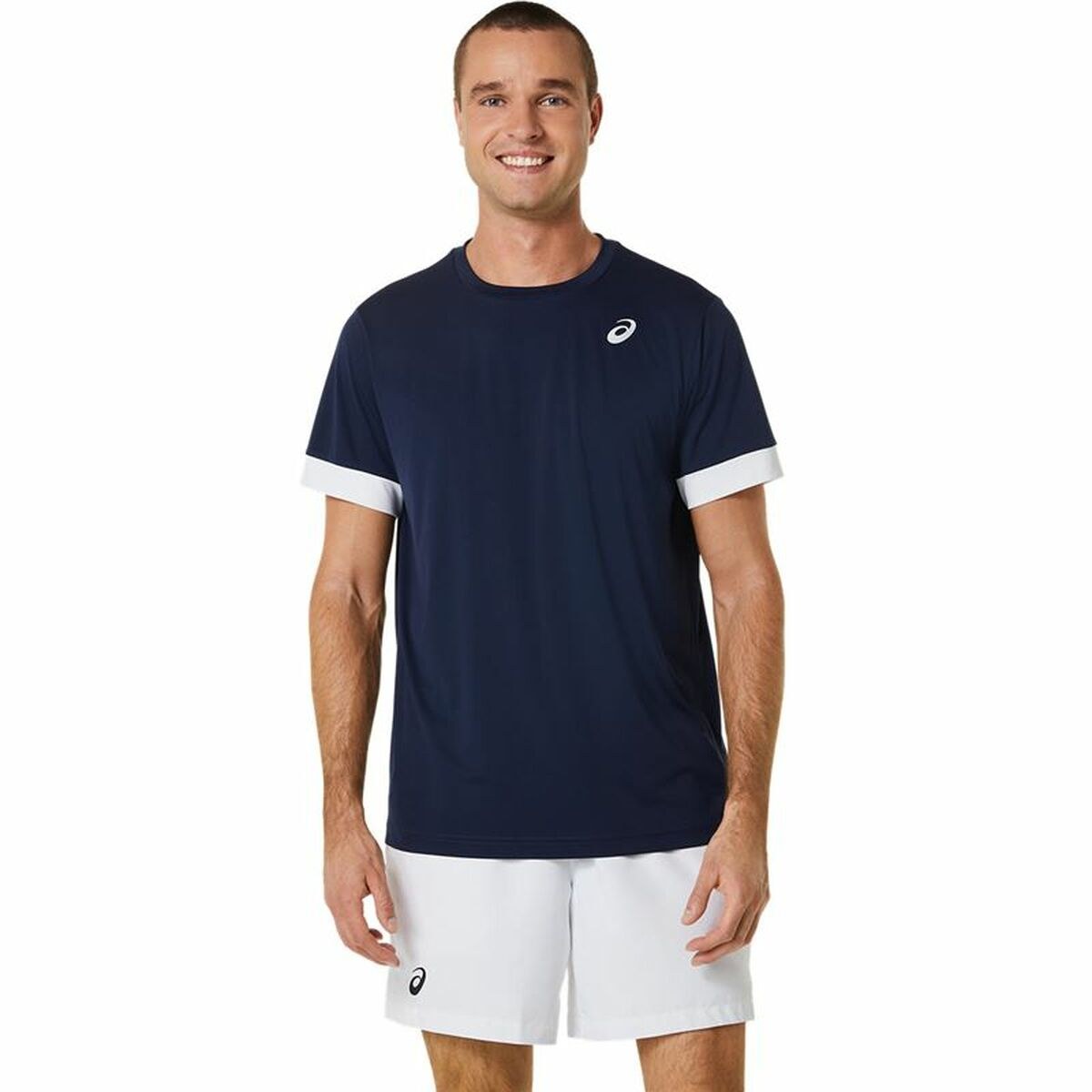 Short-sleeve Sports T-shirt Court Navy Blue Tennis