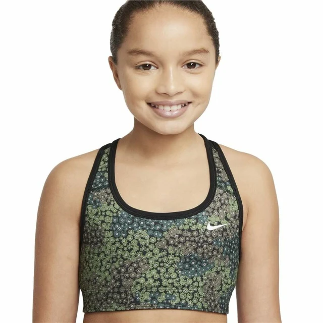 Sports Bra Dri-FIT Swoosh Black/Green Children's