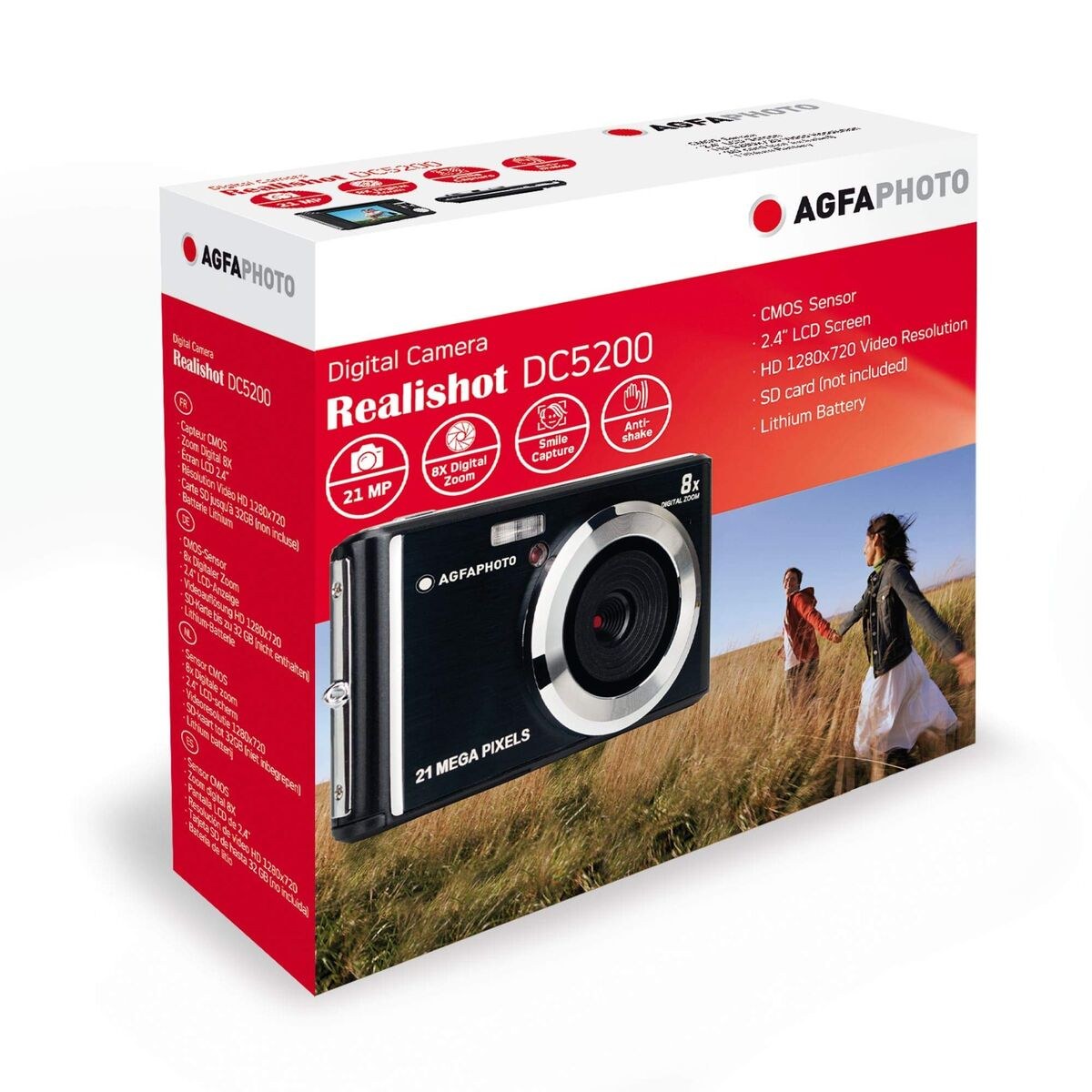 Digital Camera 1 Purple 21 MP 2.4"