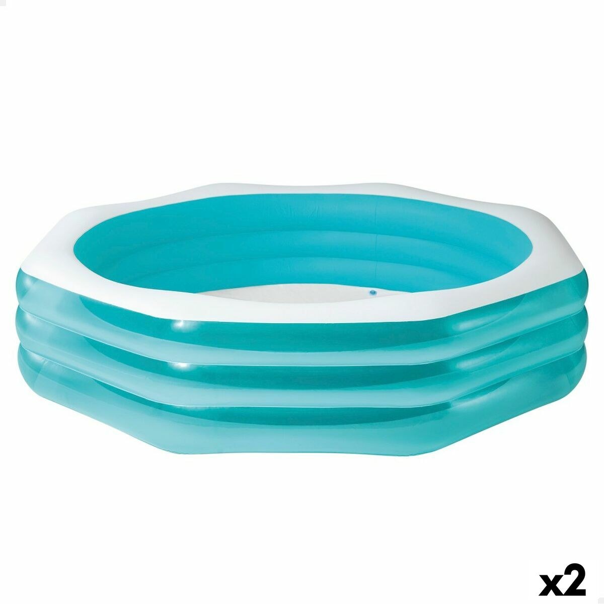 Inflatable pool 254 x 56 x 254 cm (2 Units)