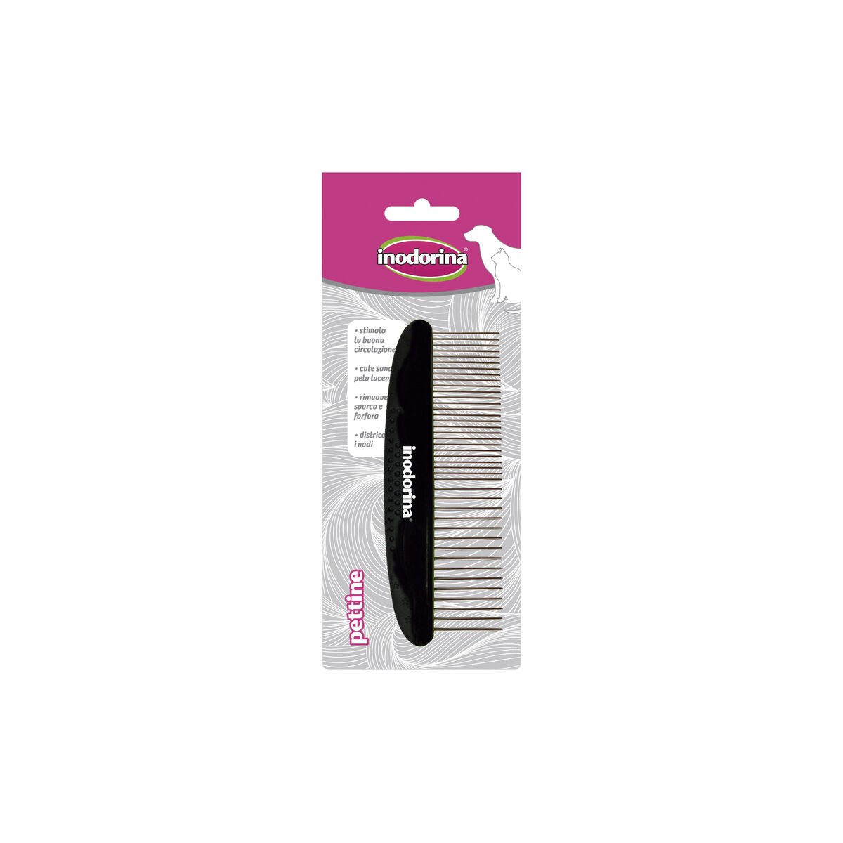 Flea Comb Black Plastic