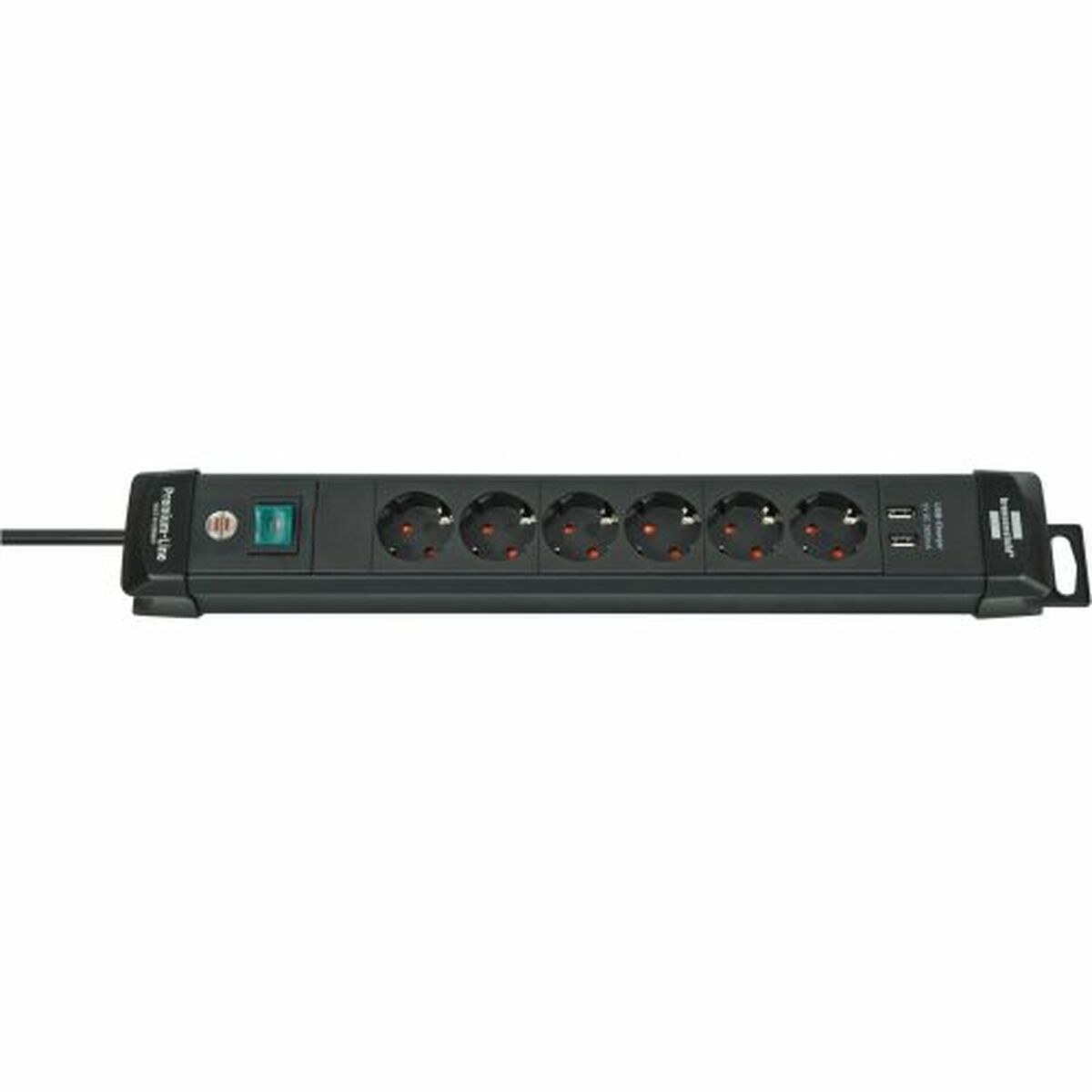 Power Socket - 6 Sockets with Switch Premium-Line 3600 W (3 m)