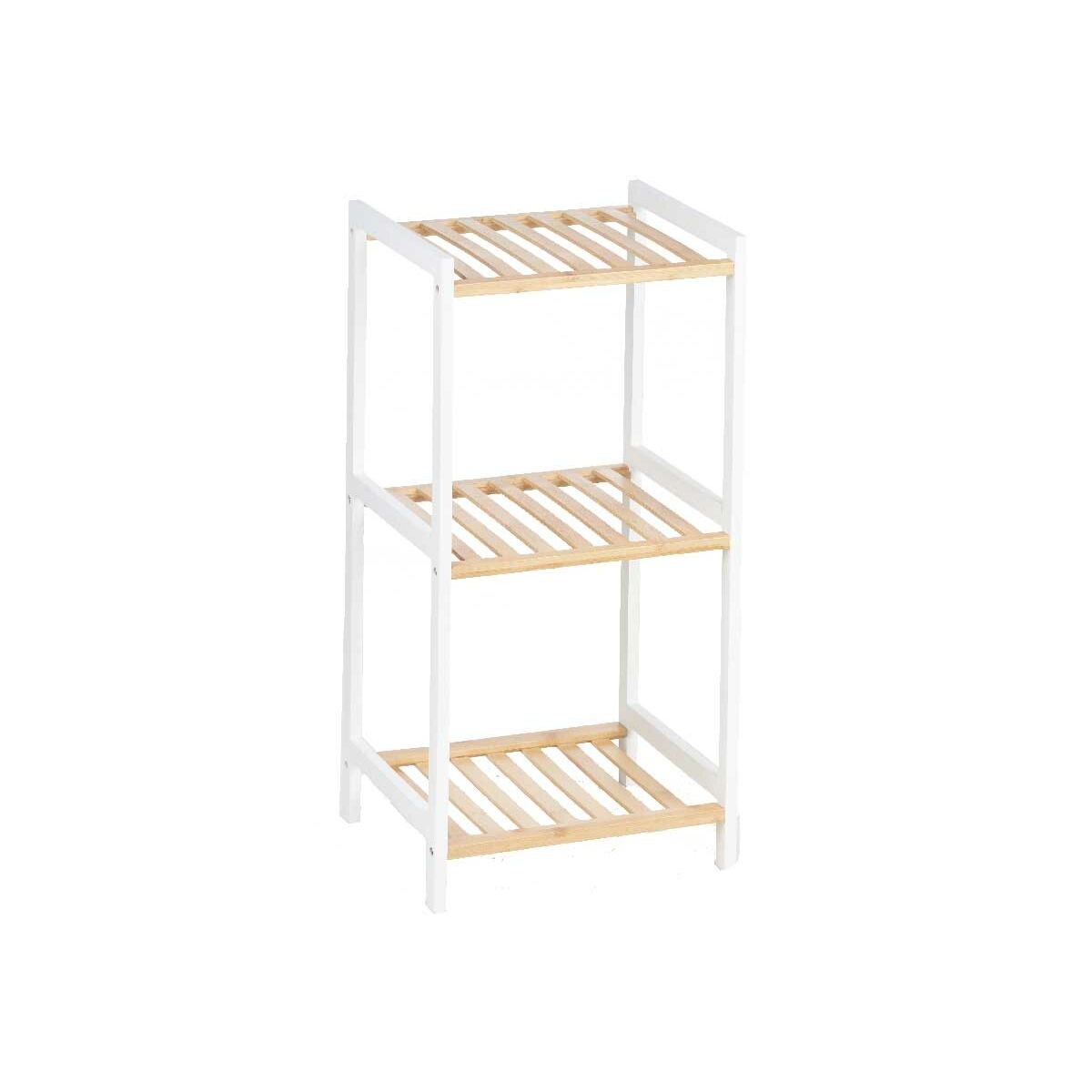 Bathroom Shelves White Natural 35 x 30 x 70 cm 35,2 x 70 x 30,2 cm