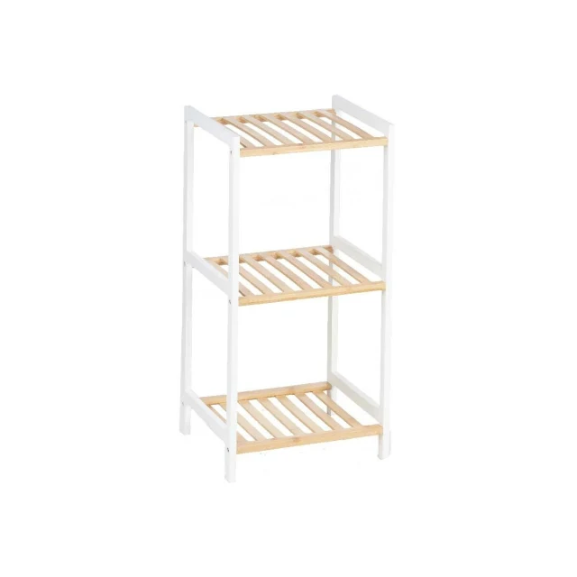 Bathroom Shelves White Natural 35 x 30 x 70 cm 35,2 x 70 x 30,2 cm