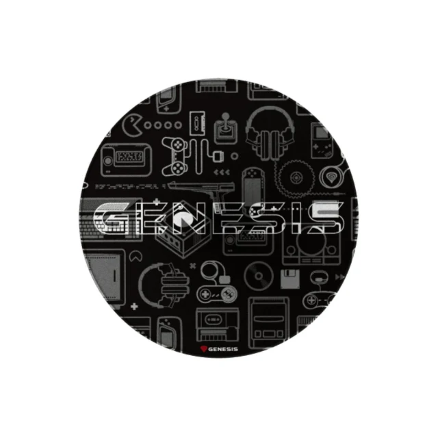 Gaming Mat Tellur 300 - Gear Ø 100 cm Multicolour Polyester Circular
