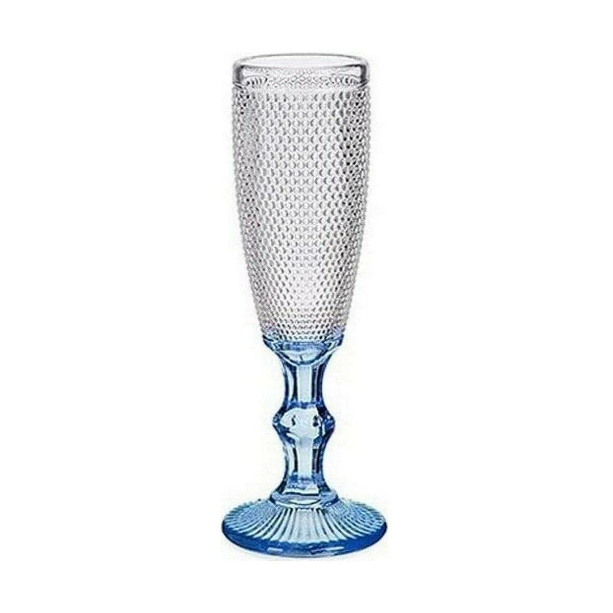 Champagne glass Cobalt blue 180 ml