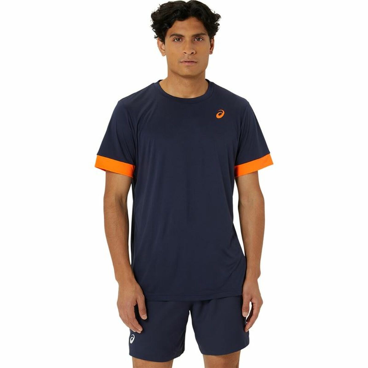 Short-sleeve Sports T-shirt Court Ss Top Blue Navy Blue Tennis