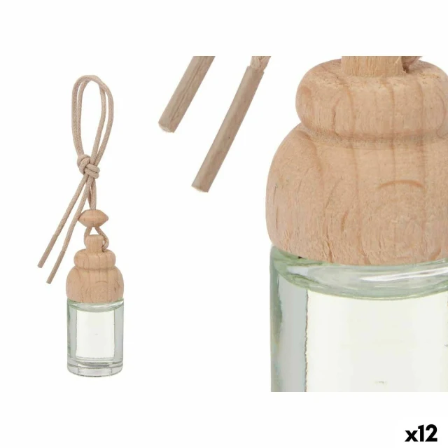 Bamboo toothpicks Glass Fragrance Jasmine 8 ml (12 Units)