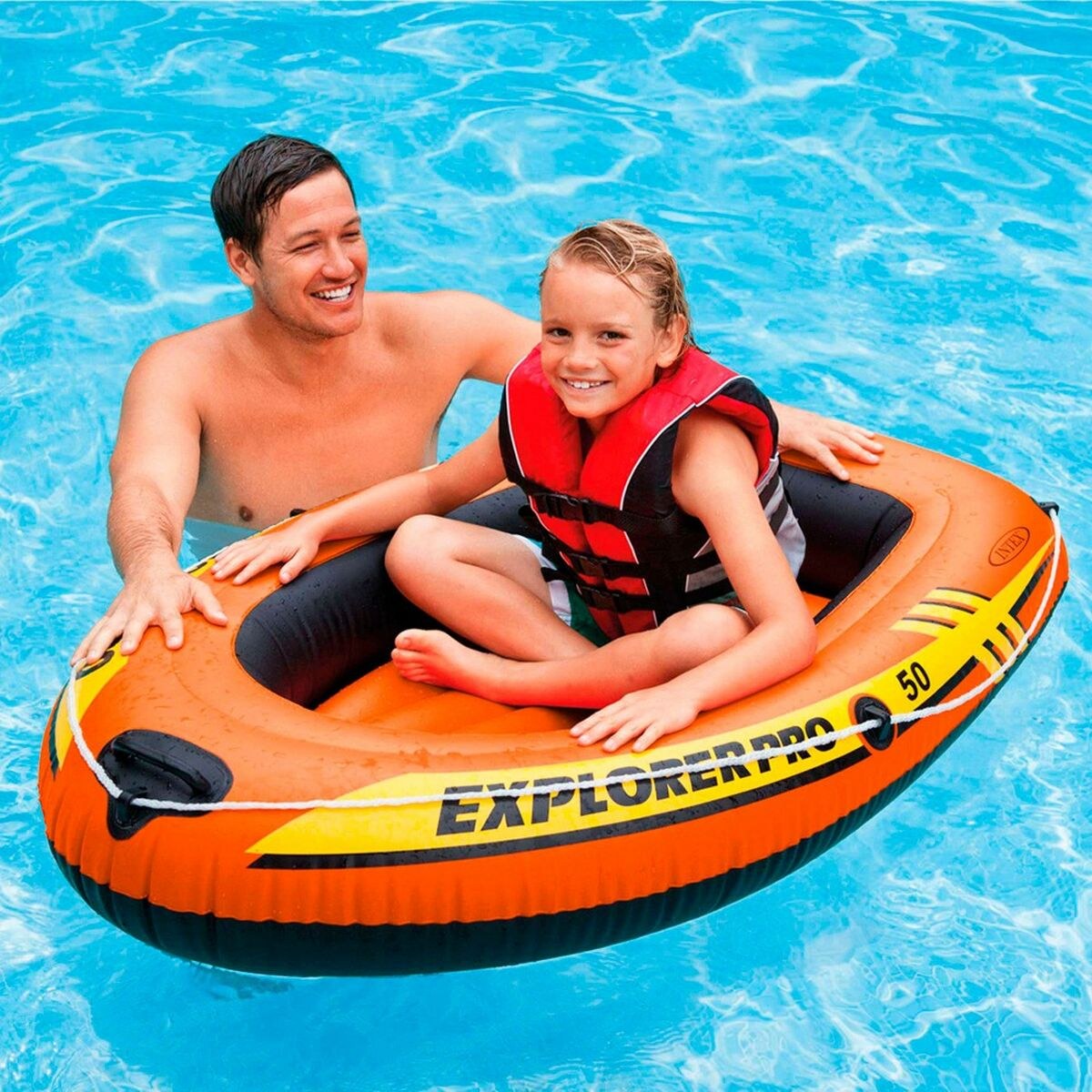 Inflatable Boat Explorer Pro 50 4 Units 137 x 23 x 85 cm