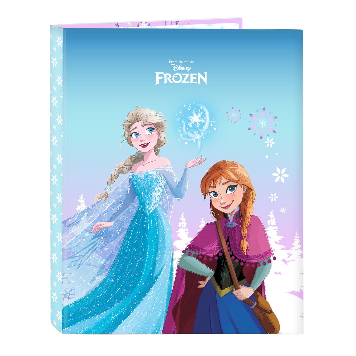 Ring binder Cool days Violet Sky blue A4 26.5 x 33 x 4 cm