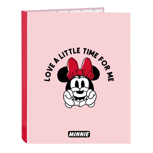Ring binder Me time Pink A4 (26.5 x 33 x 4 cm)