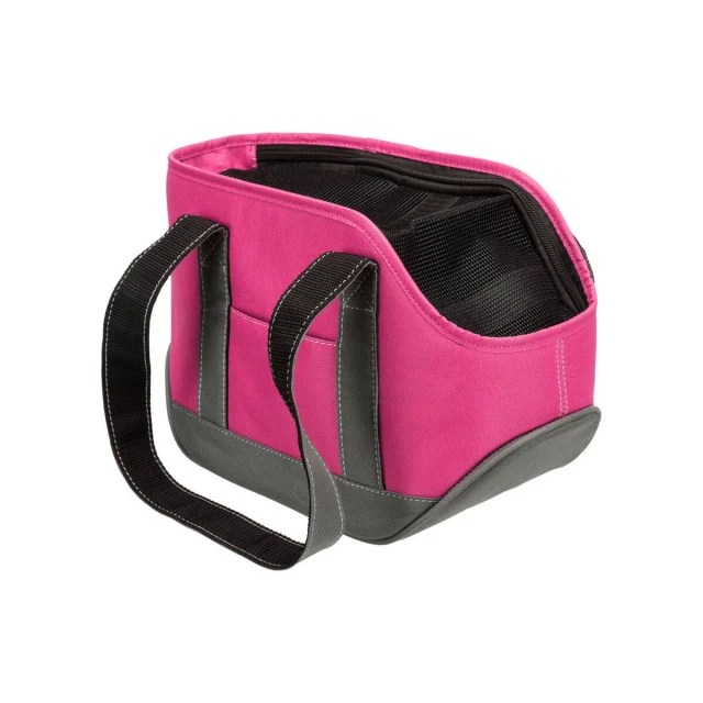 Pet Handbag Alea Grey Pink 16 × 20 × 30 CM