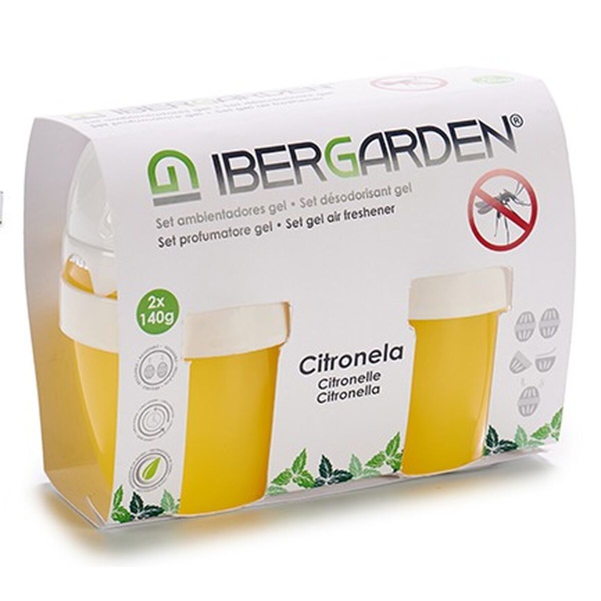 Air Freshener Set Citronela Gel (24 Units)