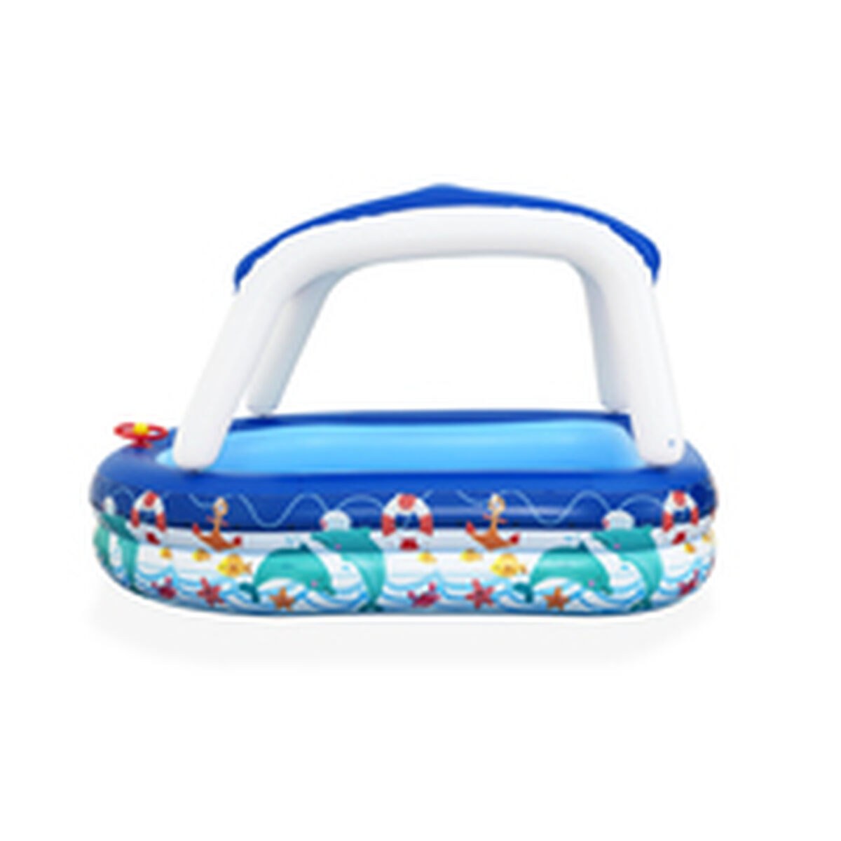 Inflatable Paddling Pool for Children Multicolour 213 x 155 x 132 cm 175 x 262 x 51 cm Ship