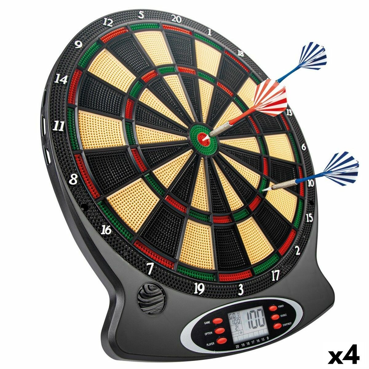 Electronic Dartboard 38 x 43 x 2 cm (4 Units)