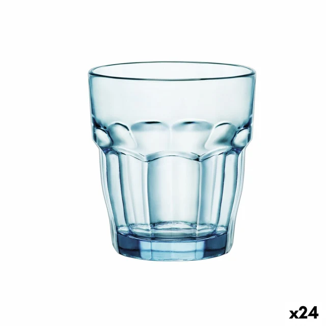 Glass Rock Bar Blue Glass 270 ml (24 Units)