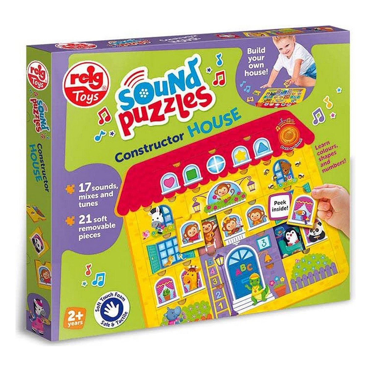 Puzzle Constructor House Musical 21 Pieces 17 x 37 x 41,5 cm (17 x 37 x 41,5 cm)