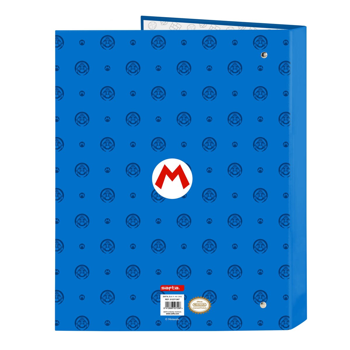 Ring binder Play Blue Red A4 26.5 x 33 x 4 cm