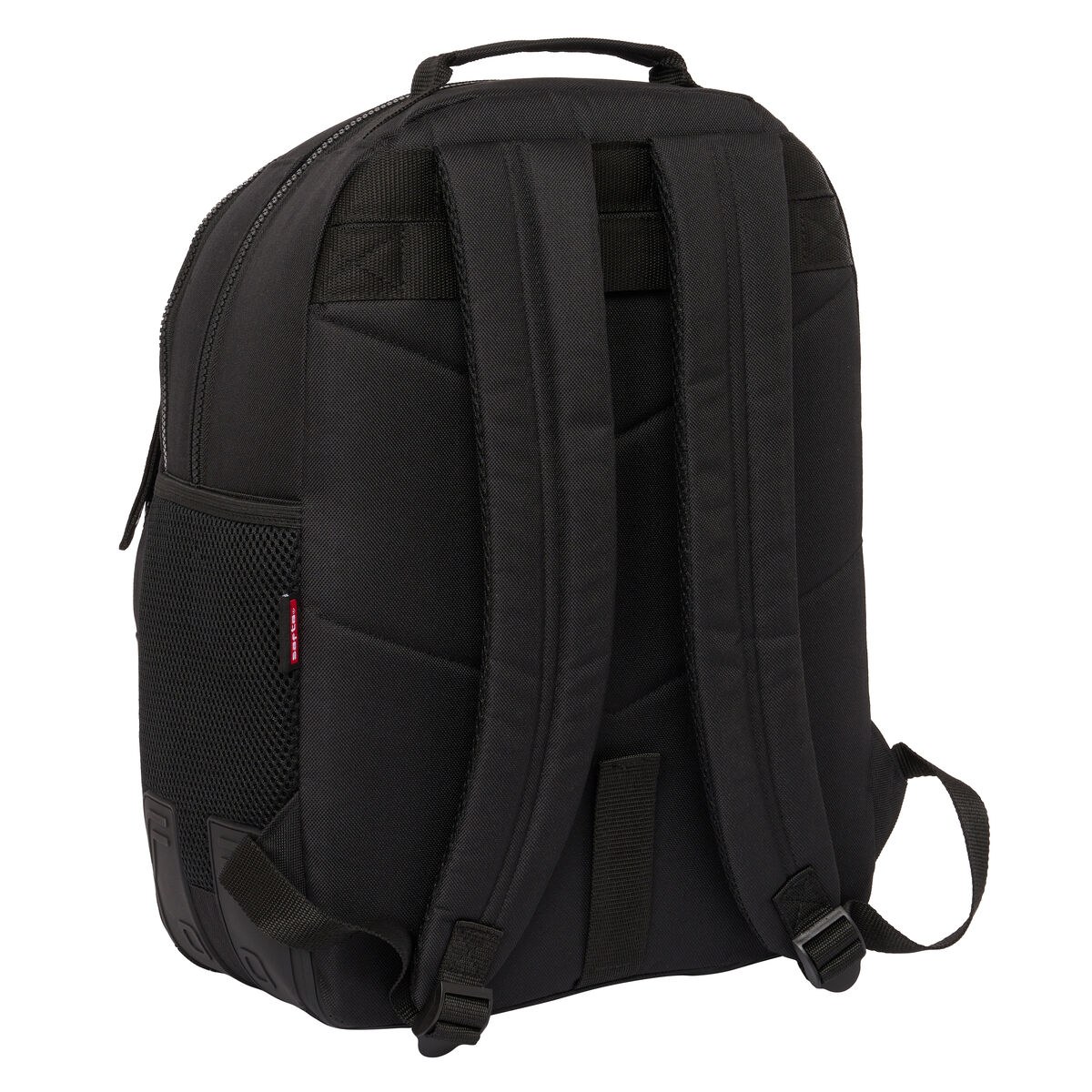 School Bag Royal Blue Black 32 x 42 x 15 cm