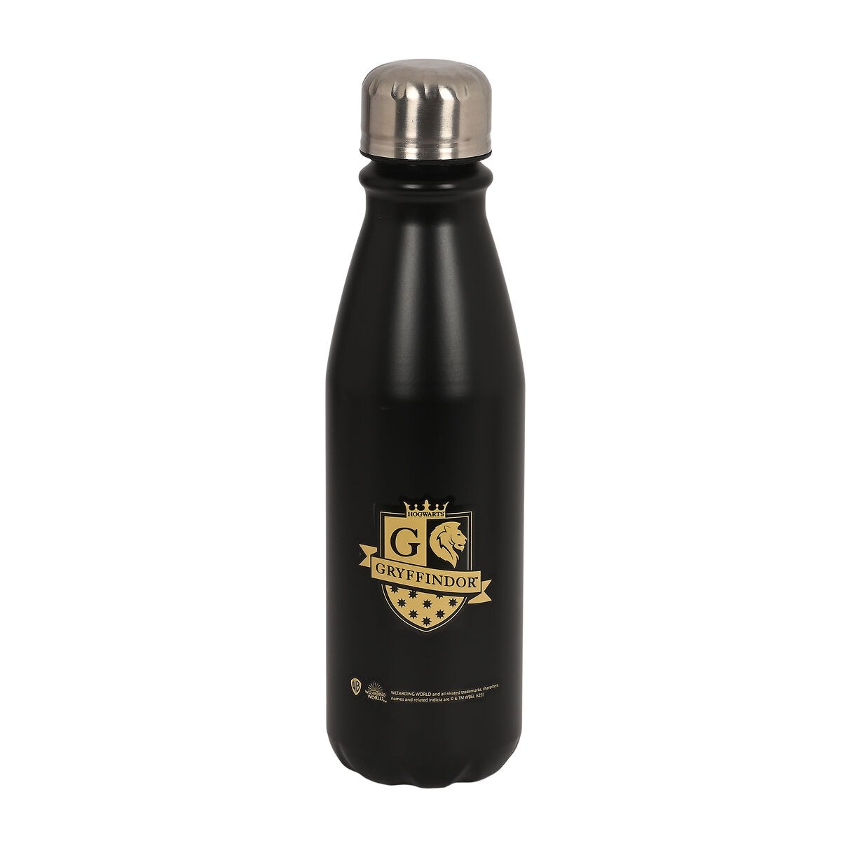 Water bottle Bravery Black Metal 500 ml