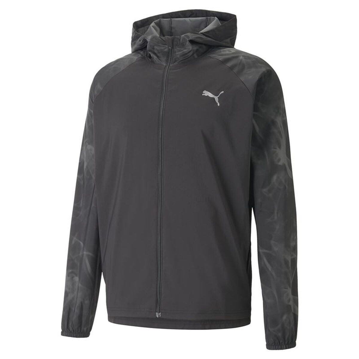 Men's Sports Jacket Run Favorite Aop Black