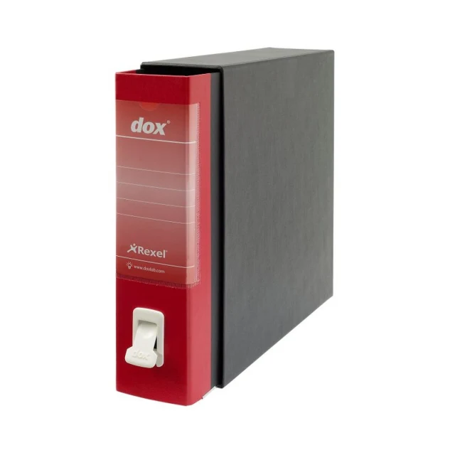 Refillable storage binder Dox 2 Red A4 Cardboard Recycled