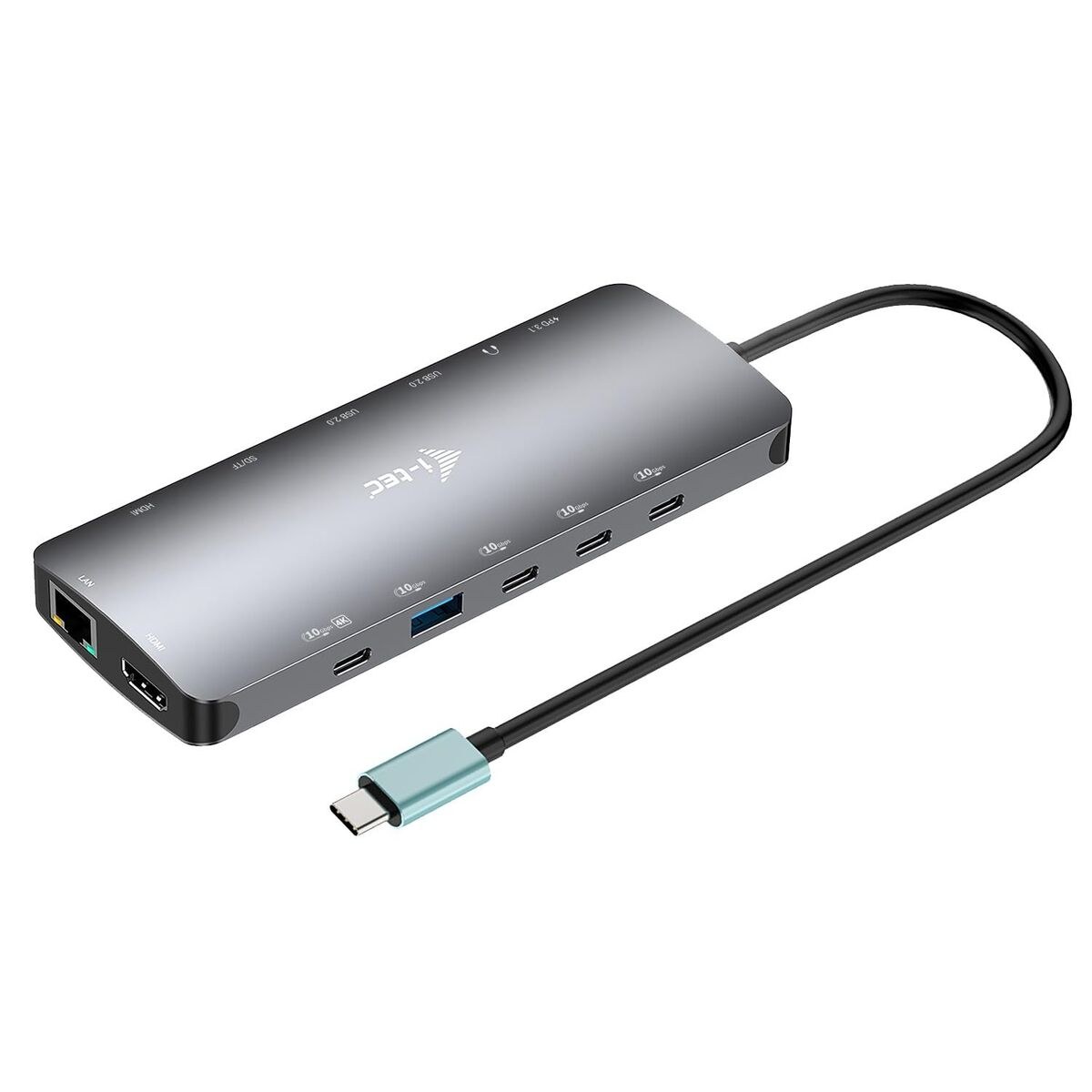 USB Hub C31NANOTRIPLED140 Grey