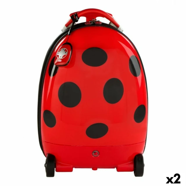 Trolley Children's Ladybird Remote Control 2,4 GHz 34 x 48 x 27,5 cm