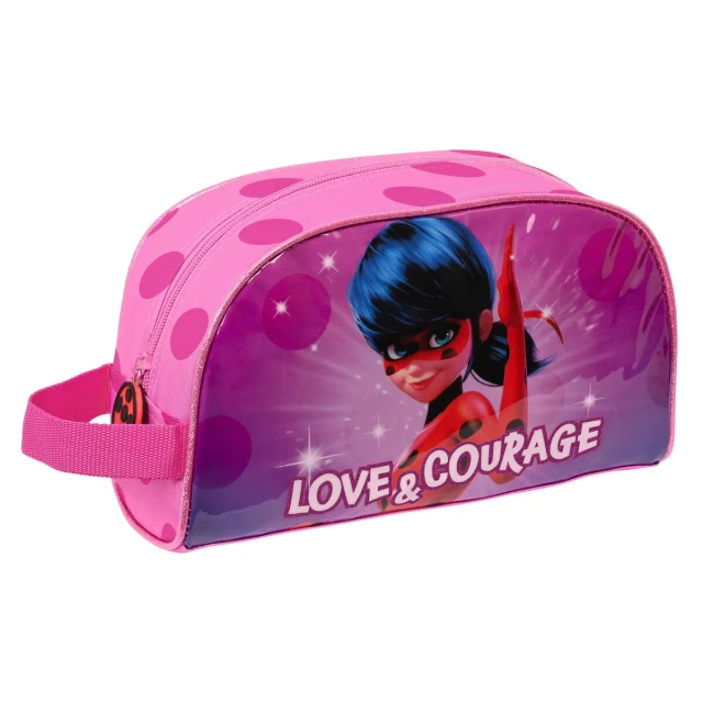 School Toilet Bag Fuchsia 26 x 16 x 9 cm