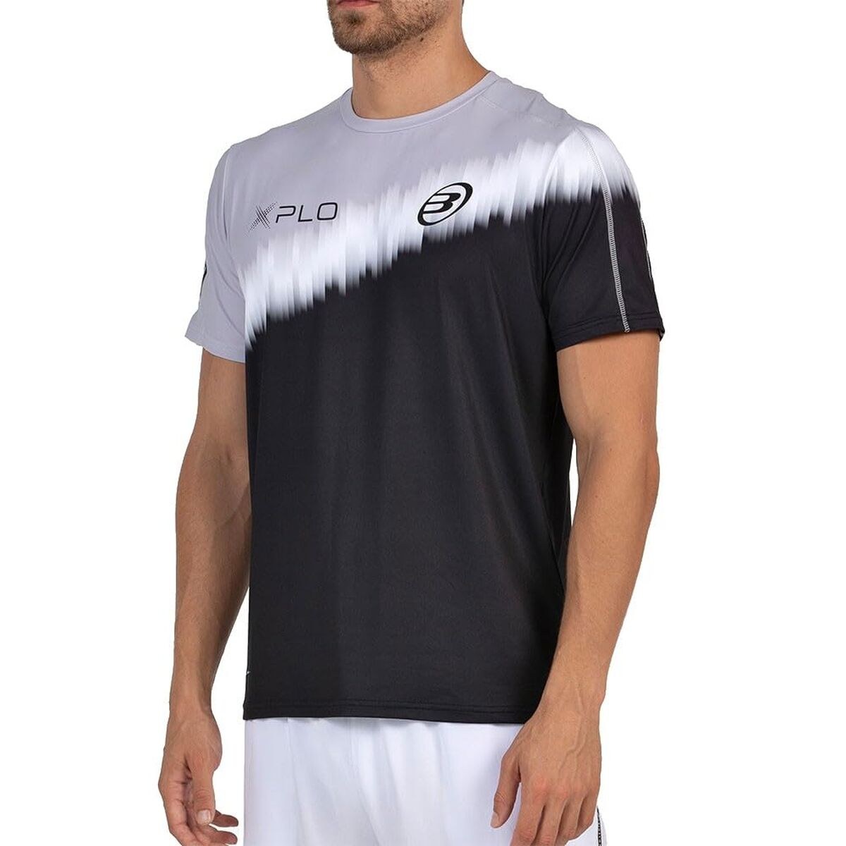 Men’s Short Sleeve T-Shirt Dinenno 25I 005 Black Padel
