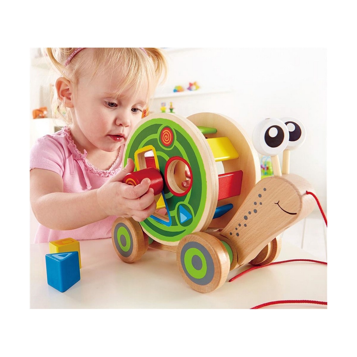 Pull-along toy Nestable Snail 30 x 18,6 x 11 cm 30,10 x 18,6 x 11,20 cm
