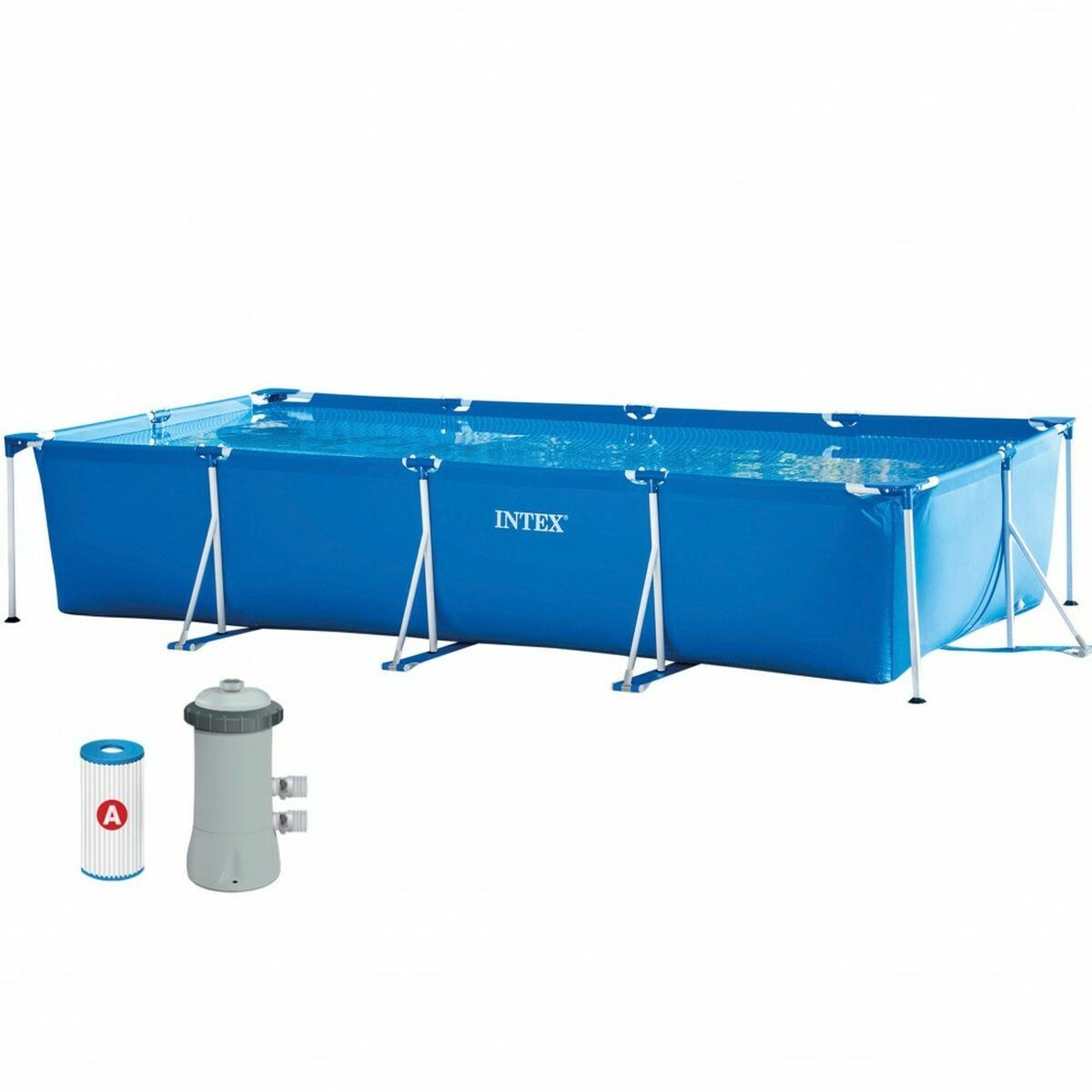 Removable pool Frame 450 X 220 X 84 CM 7127 L Rectangular