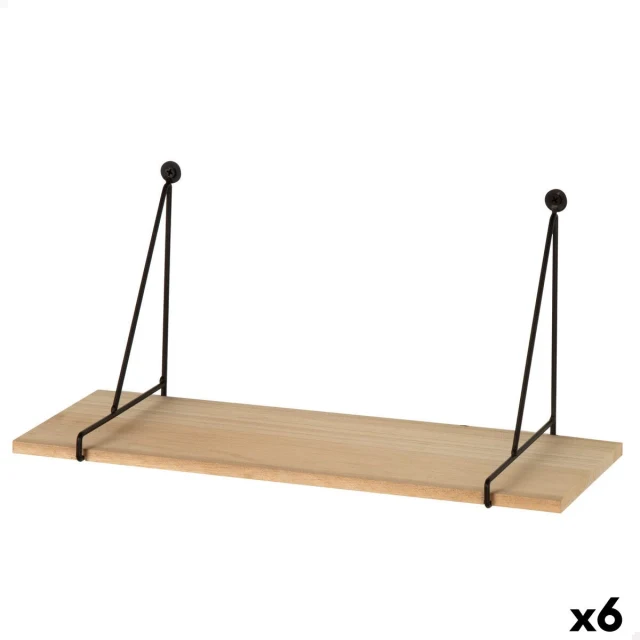 Shelve Iron MDF Wood 40 X 20 X 14,5 CM (6 Units)