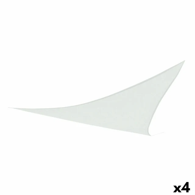 Shade Sails Triangular White 500 x 500 cm (4 Units)
