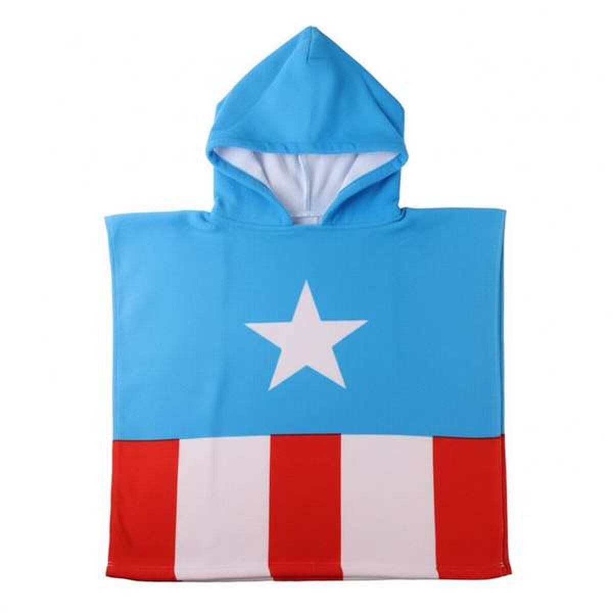 Poncho-Towel with Hood Blue 55 x 77 cm