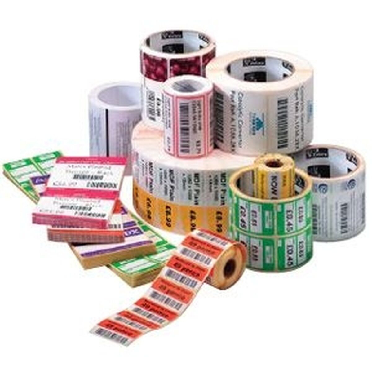 Printer Labels Select 2000D White Black Ø 25 mm (12 Units)