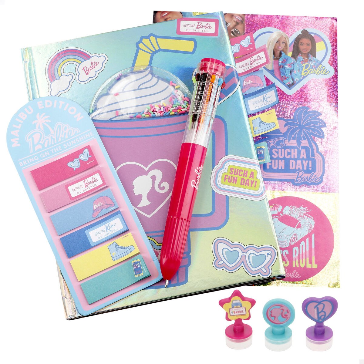 Diary with accessories 15 x 1 x 20 cm Multicolour