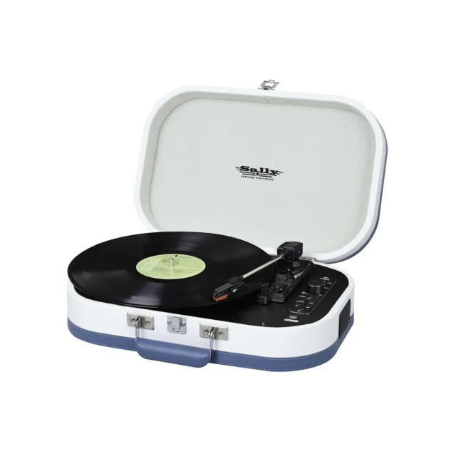 Record Player TT 1020 BT USB Stereo Bluetooth Rechargeable battery Turquoise
