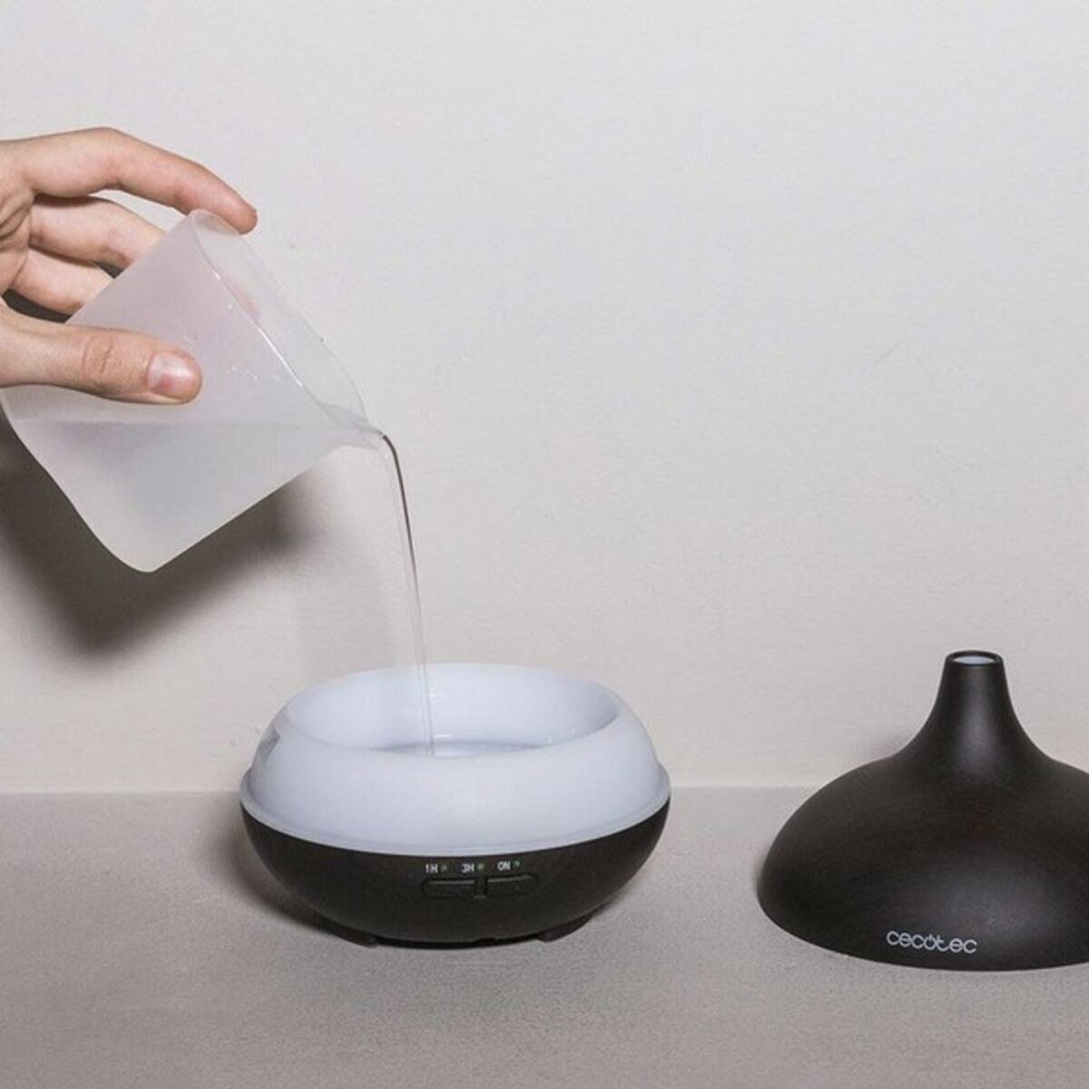 Humidifier Scent Diffuser Pure Aroma 150 YIN Black Plastic 150 ml (7 W) (1 Unit)