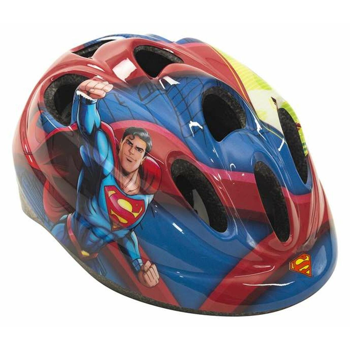 Baby Helmet Superman Red Blue (28 x 20 x 15 cm)