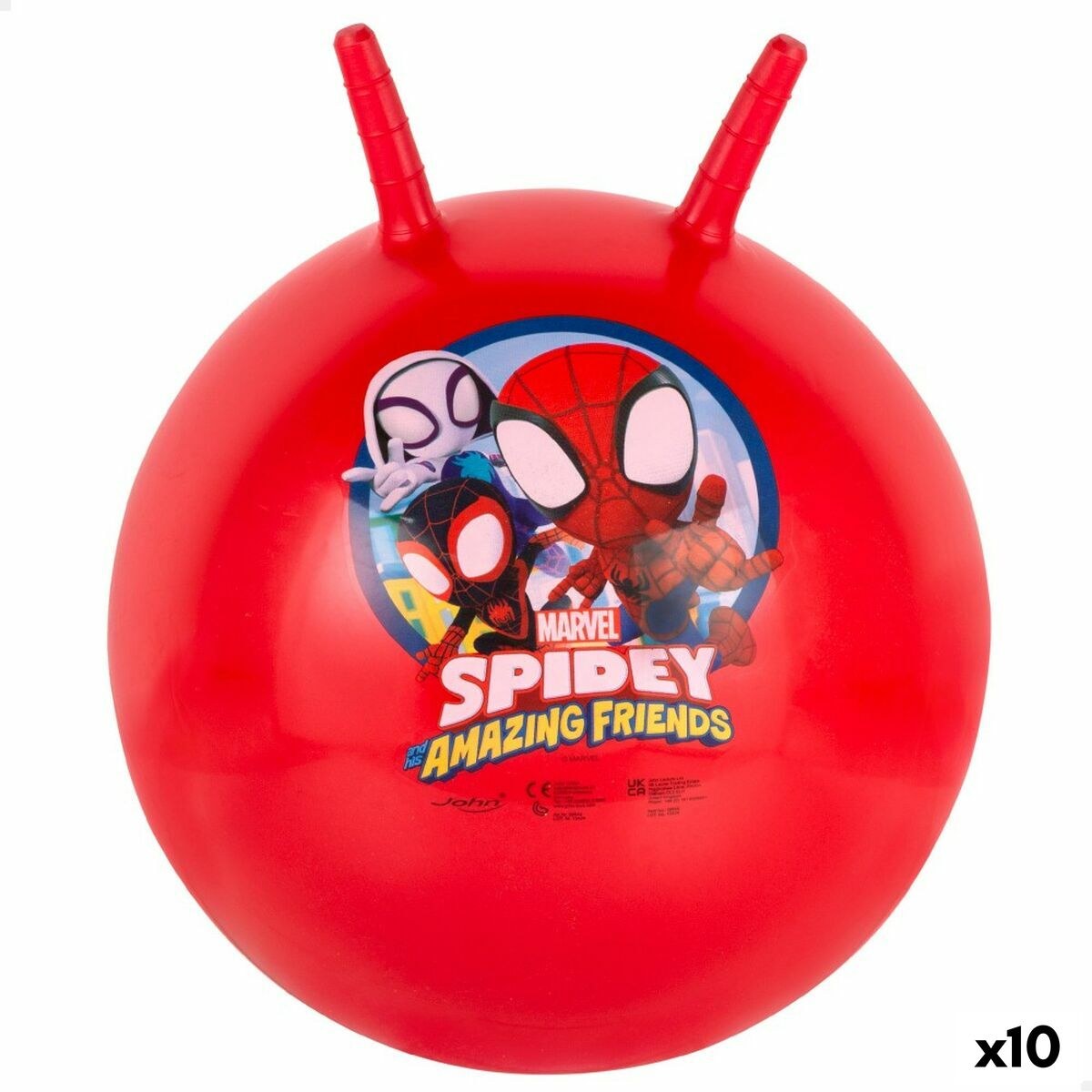 Jumping Ball Ø 45 cm Red (10 Units)
