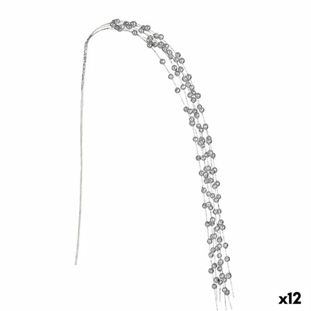 Branch Silver Balls 140 cm (12 Units)